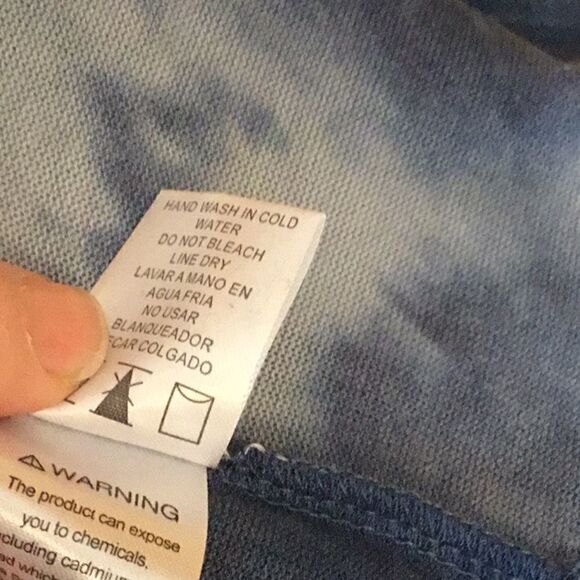 LOVE J crop long sleeve fleece in large DBR3 - Picture 13 of 13